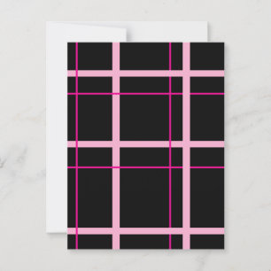 Cooles Streifenmuster Postkarte