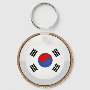 Cooles südkoreanisches FlaggenSiegel Schlüsselanhänger