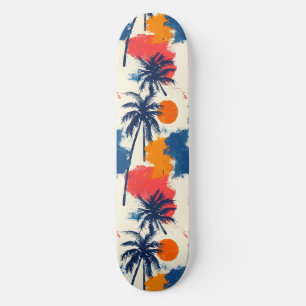 Cooles Summer Beach Palm Design Skateboard