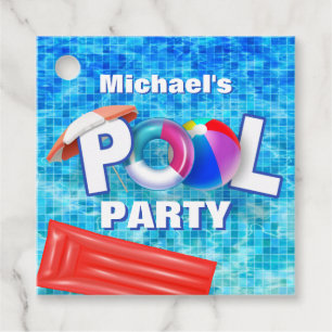 Cooles Summer Pool Party Schwimmen Wasserspass Geschenkanhänger