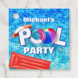 Cooles Summer Pool Party Schwimmen Wasserspass Geschenkanhänger