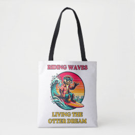 Cooles Surfen Otter Reiten Tasche