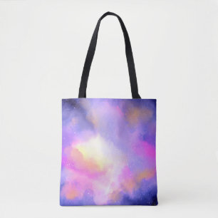 Cooles Surreal Clouds Wasserfarbdesign Tasche