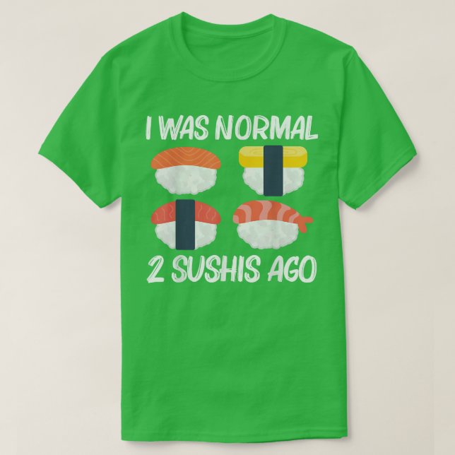 Cooles Sushi für Männer Japanisch Sashimi Meeresfr T-Shirt (Design vorne)