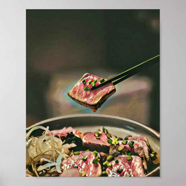 Cooles Sushi Poster (Vorne)