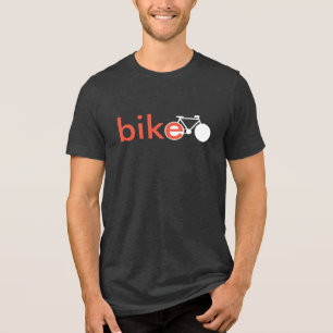 Cooles t / Fahrradwort + Grafikrad Tri-Blend Shirt