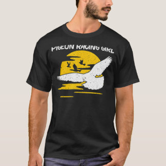 Cooles Taubenrennen für Mädchen Kinder, die Tauben T-Shirt