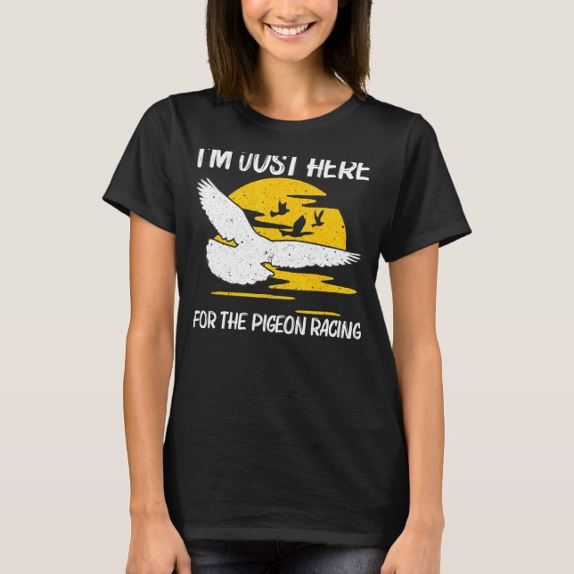 Cooles Taubenrennen für Männer Frauen, die Taubenh T-Shirt (Vorderseite)