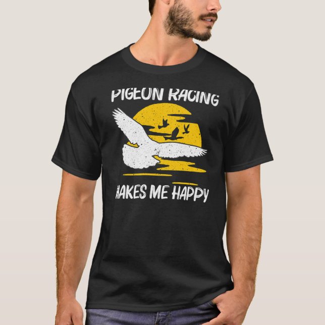Cooles Taubenrennen für Männer Frauen, die Taubenh T-Shirt (Vorderseite)