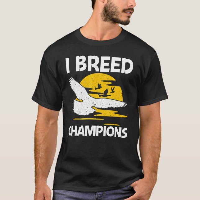Cooles Taubenrennen für Männer Frauen, die Taubenh T-Shirt (Vorderseite)