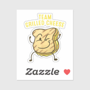 Cooles Team Grillkäse Geschenk Funny Squad Toastge Aufkleber