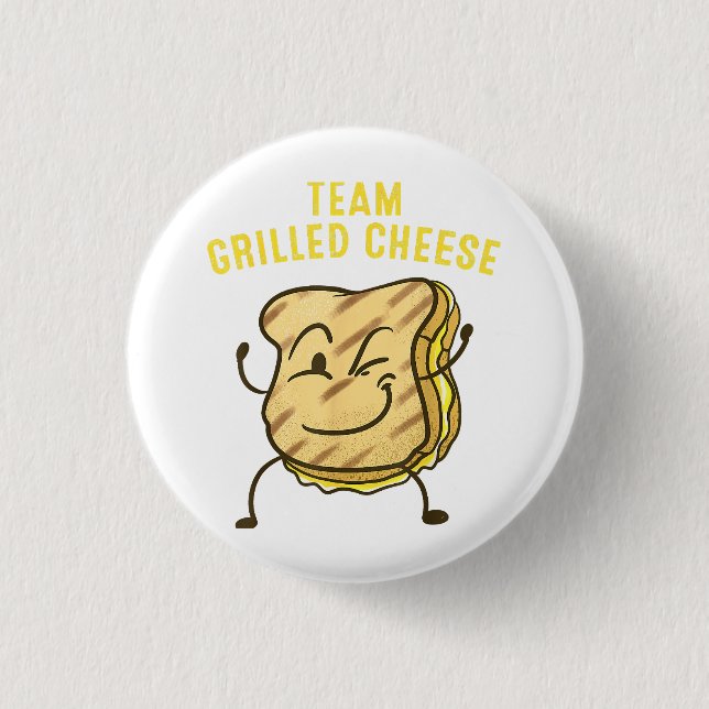 Cooles Team Grillkäse Geschenk Funny Squad Toastge Button (Vorderseite)