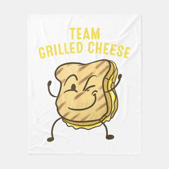Cooles Team Grillkäse Geschenk Funny Squad Toastge Fleecedecke (Vorderseite)