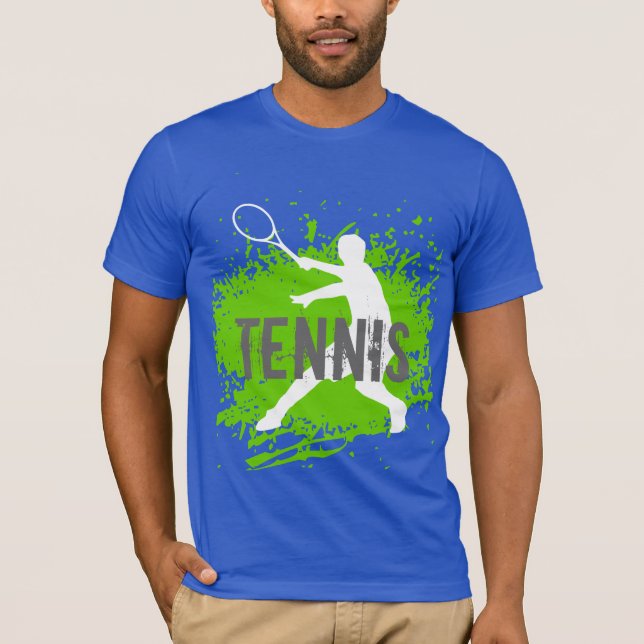 Cooles Tennist-shirt für Jungen T-Shirt (Vorderseite)