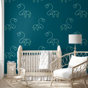 Cooles Tiermuster - Elefant 4 Tapete