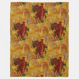 Cooles Tiermuster - Muster 1 Fleecedecke