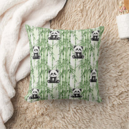 Cooles Tiermuster - Niedliches Panda 1 Kissen