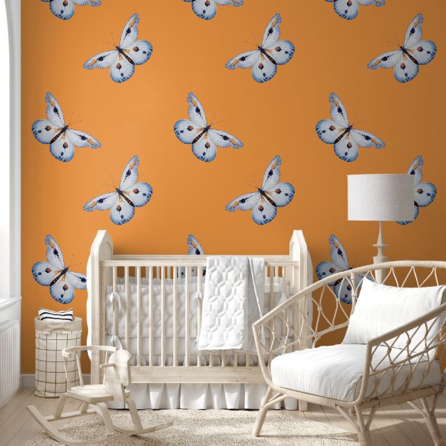Cooles Tiermuster - Schmetterling 1a Tapete (Kinder)