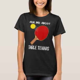 Cooles Tischtennis für Damen Pingpong Pl T-Shirt