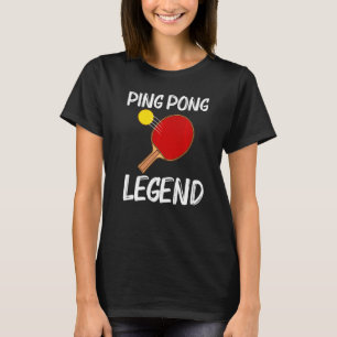 Cooles Tischtennis für Damen Pingpong Pl T-Shirt