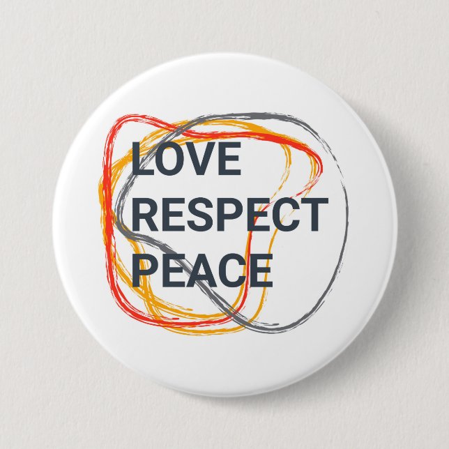 Cooles, trendiges, urbanes Grafikdesign eines Spri Button (Vorderseite)