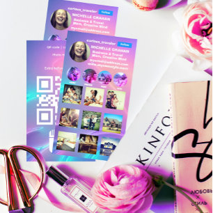 cooles trendy instagram Profil Visitenkarte