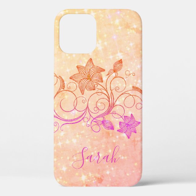 Cooles, trendy Pink Case-Mate iPhone Case (Rückseite)