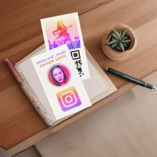 Cooles trendy profile image instagramm logo visitenkarte