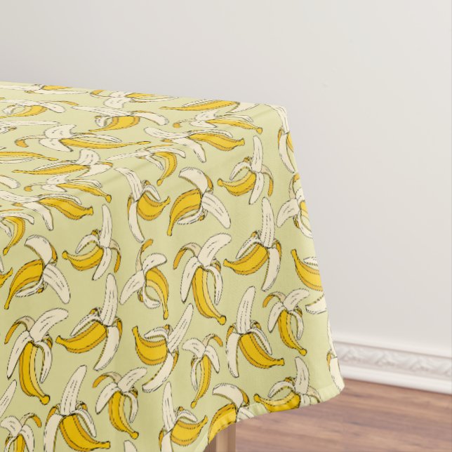 Cooles trendy Yellow Banana tropisches Fruchtmuste Tischdecke (Beispiel)
