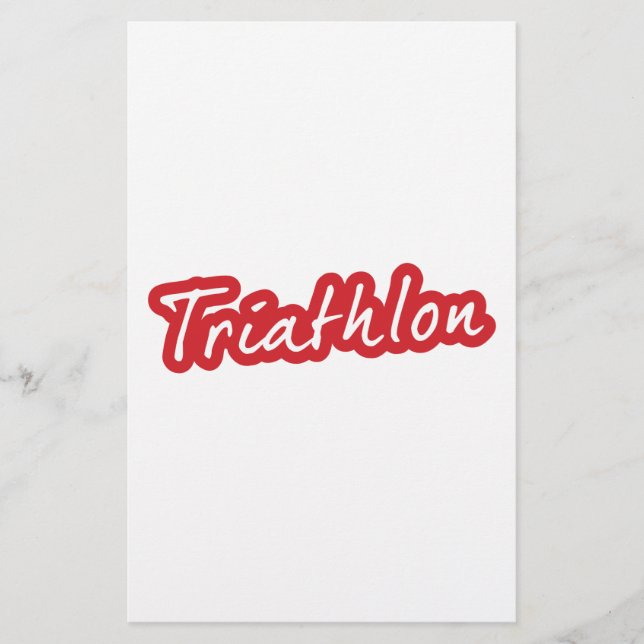 Cooles Triathlon-Design (Vorderseite)