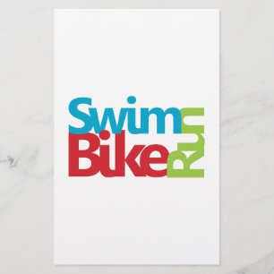 Cooles Triathlon-Design Briefpapier