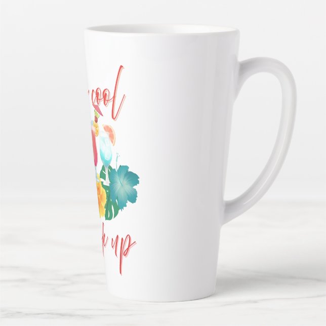 cooles trinken bis Latte Tasse bleibe (Rechts)