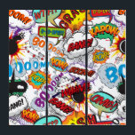 Cooles typografisches Comic Buch Pop Art Shops Triptychon<br><div class="desc">Ein lustiges,  cooles und trendiges Retro-Comic Buch Pop Art Design,  das die Wanne,  zap,  pow in jedem Superhelden Tag. Entwickelt von Thisisnotme©</div>