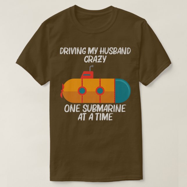 Cooles U-Boot für die Mama Seefahrer T-Shirt (Design vorne)