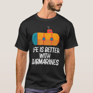 Cooles U-Boot für Männer Seefahrer T-Shirt