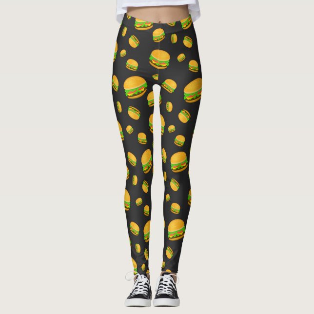 Cooles und lustiges Hammermuster Leggings (Vorderseite)