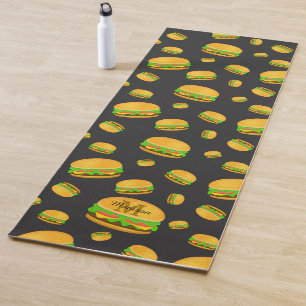 Cooles und lustiges Hammermuster Monogram Yogamatte