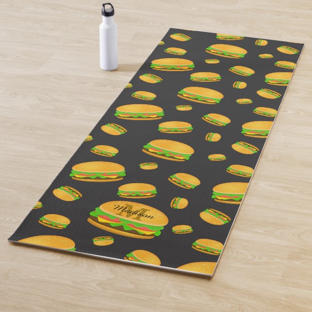 Cooles und lustiges Hammermuster Monogram Yogamatte (Beispiel)