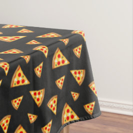 Cooles und lustiges Pizzaschnittmuster Tischdecke