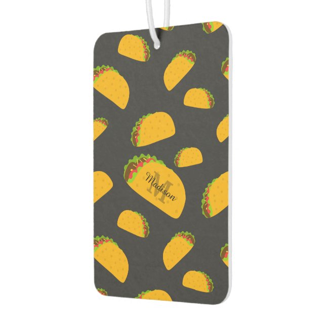 Cooles und lustiges Yummy-Tacom Monogram Autolufterfrischer (Links)