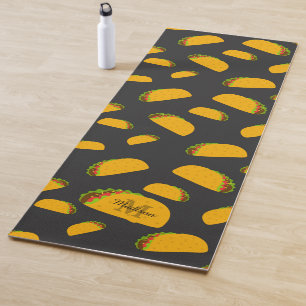 Cooles und lustiges Yummy-Tacom Monogram Yogamatte