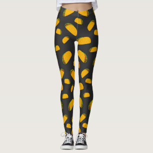 Cooles und lustiges Yummy-Tacom-Muster Leggings