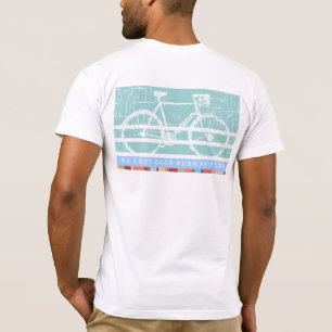cooles und urbanes Fahrrad inspiriert weiß T-Shirt