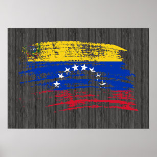 Cooles venezolanisches Flaggendesign Poster