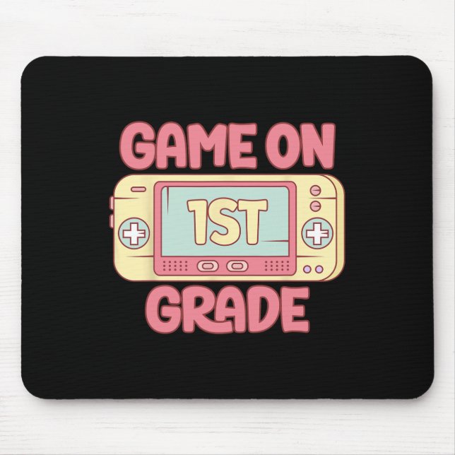 Cooles Videospiel der 1. Klasse CK to School Kid Mousepad (Vorne)
