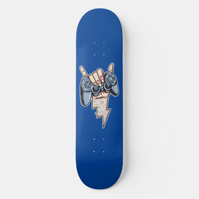 Cooles Videospiel Skateboard (Vorderseite)