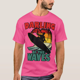 Cooles Vintage-Surfsommer-Slogan-T-Shirt T-Shirt