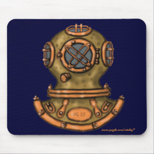 Cooles Vintages mousepad grafische Kunst des