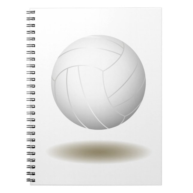Cooles Volleyball-Notebook Notizblock (Vorderseite)