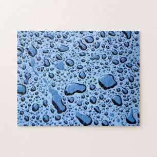 Cooles Wasserratropfen Naturmuster Jigsaw Puzzle